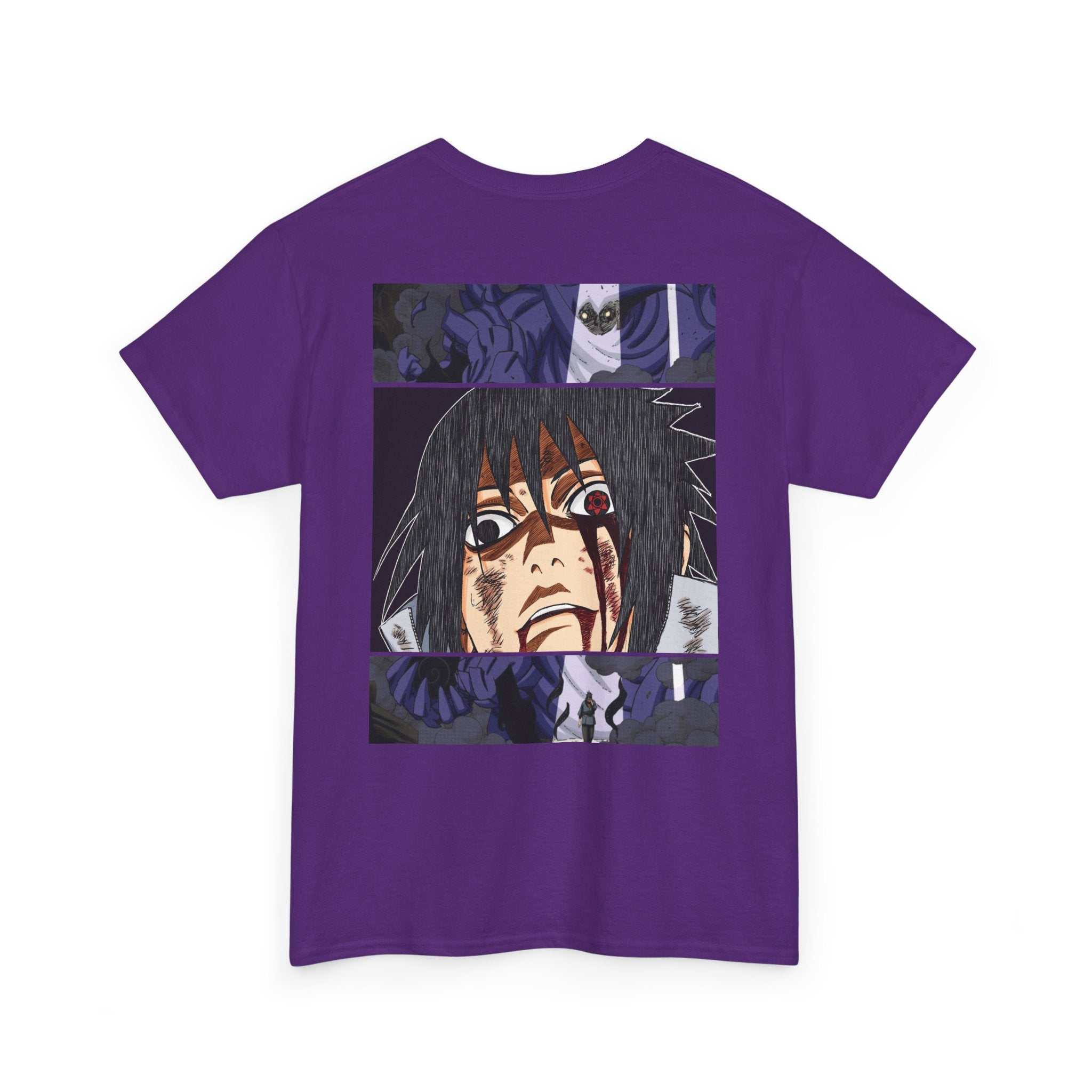 Anime Sasuke Uchiha Manga Panel Tee — "See Darkness" Graphic T-Shirt