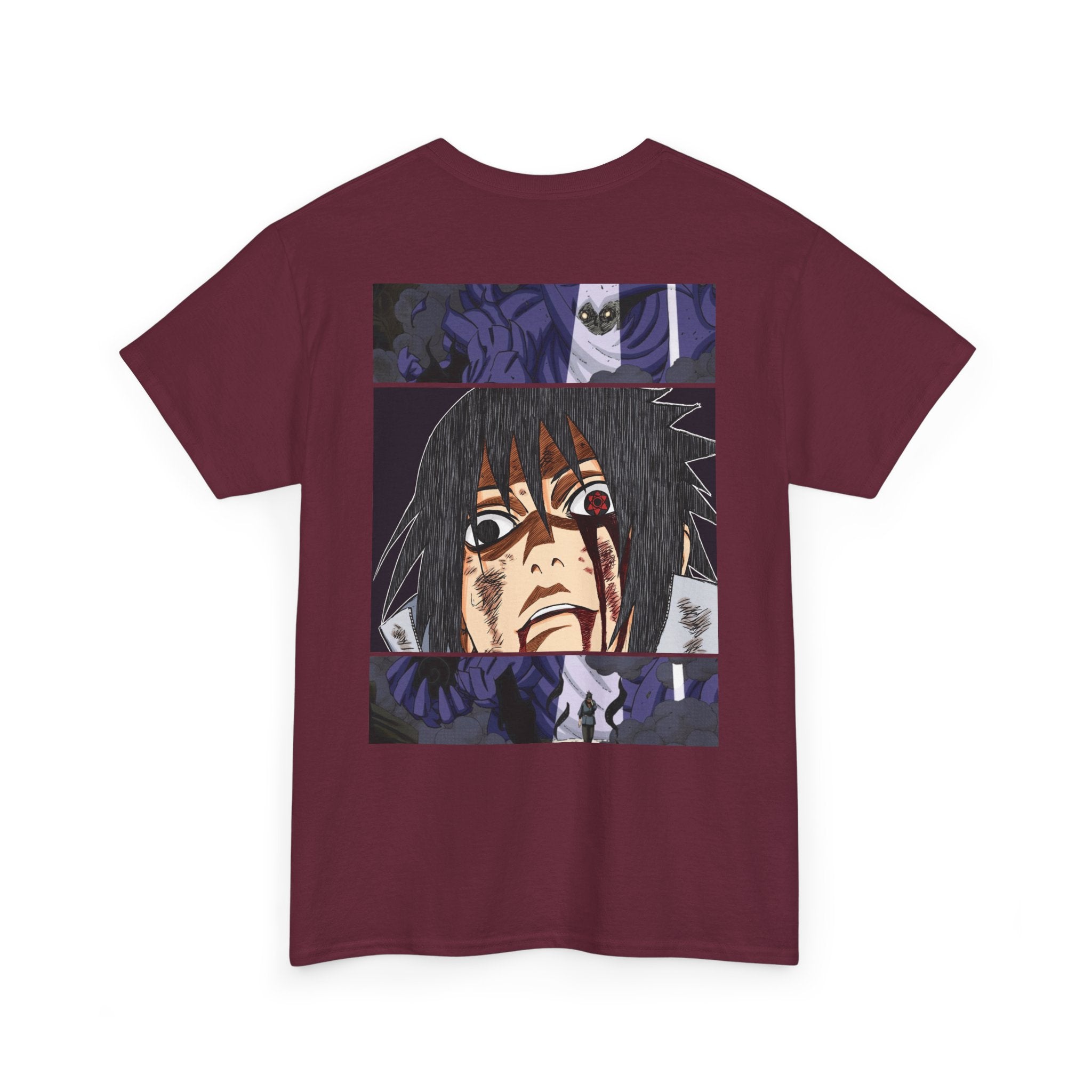 Anime Sasuke Uchiha Manga Panel Tee — "See Darkness" Graphic T-Shirt