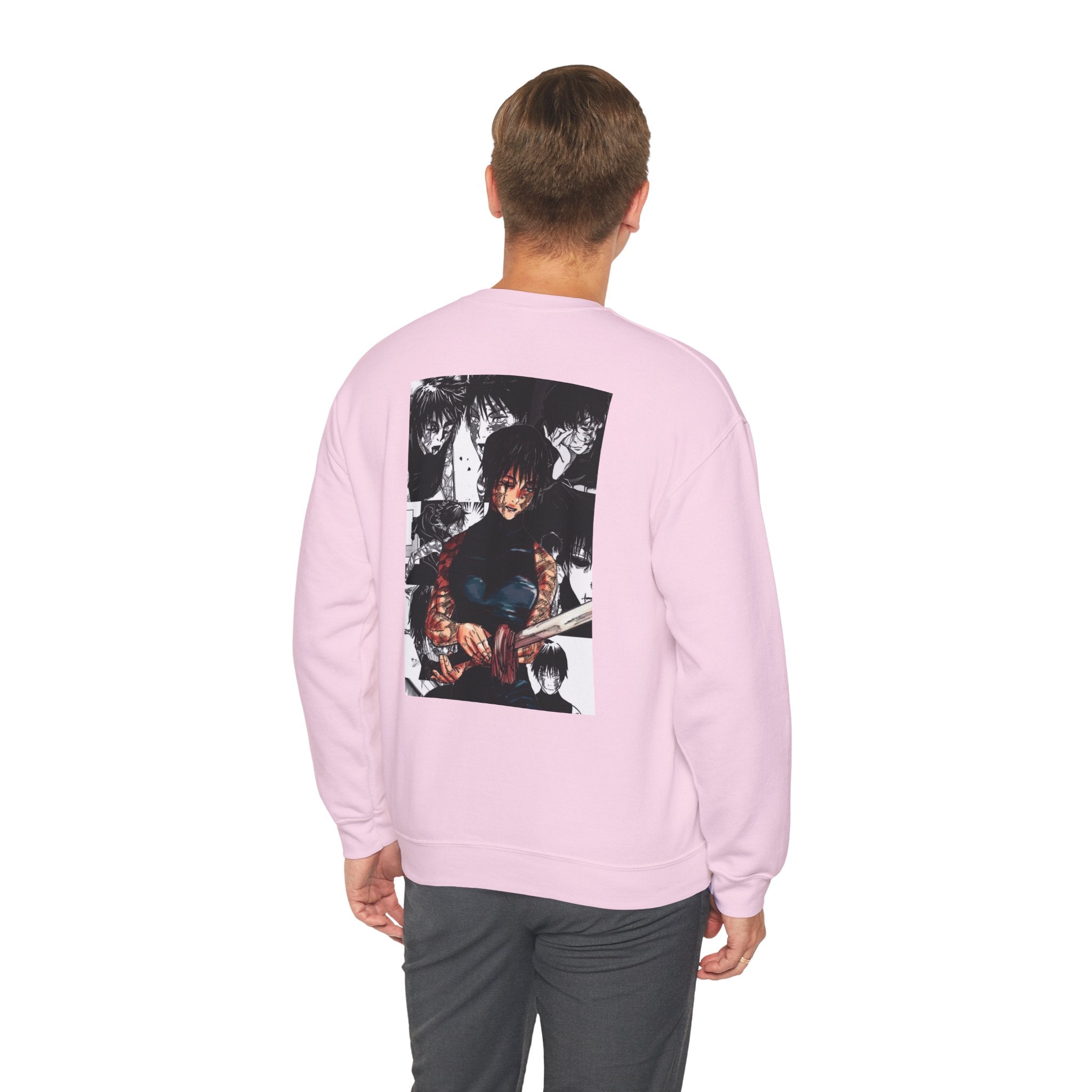 Jujutsu Kaisen Maki Graphic Crewneck Sweatshirt | Anime Manga Back Print