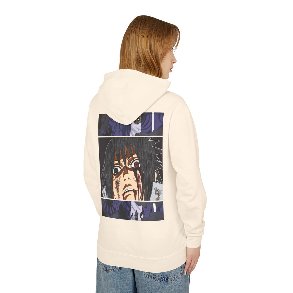 Sasuke Uchiha Anime Premium Graphic Hoodie — "See Darkness"
