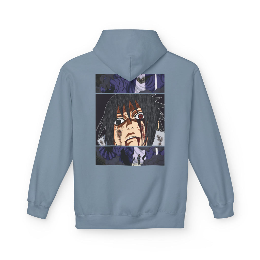 Sasuke Uchiha Anime Graphic Hoodie — "See Darkness"