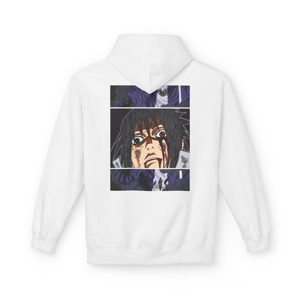 Sasuke Uchiha Anime Graphic Hoodie — "See Darkness"