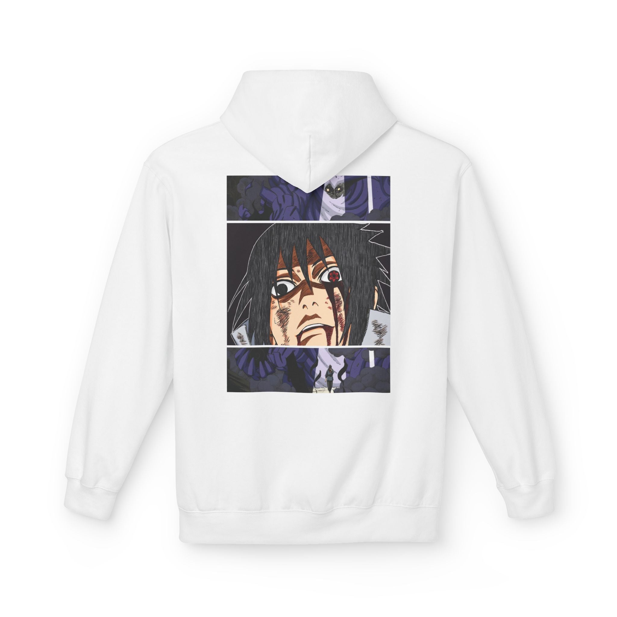 Sasuke Uchiha Anime Graphic Hoodie — "See Darkness"