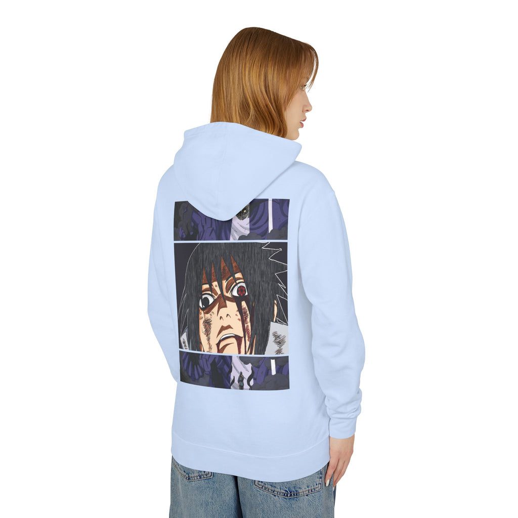 Sasuke Uchiha Anime Premium Graphic Hoodie — "See Darkness"