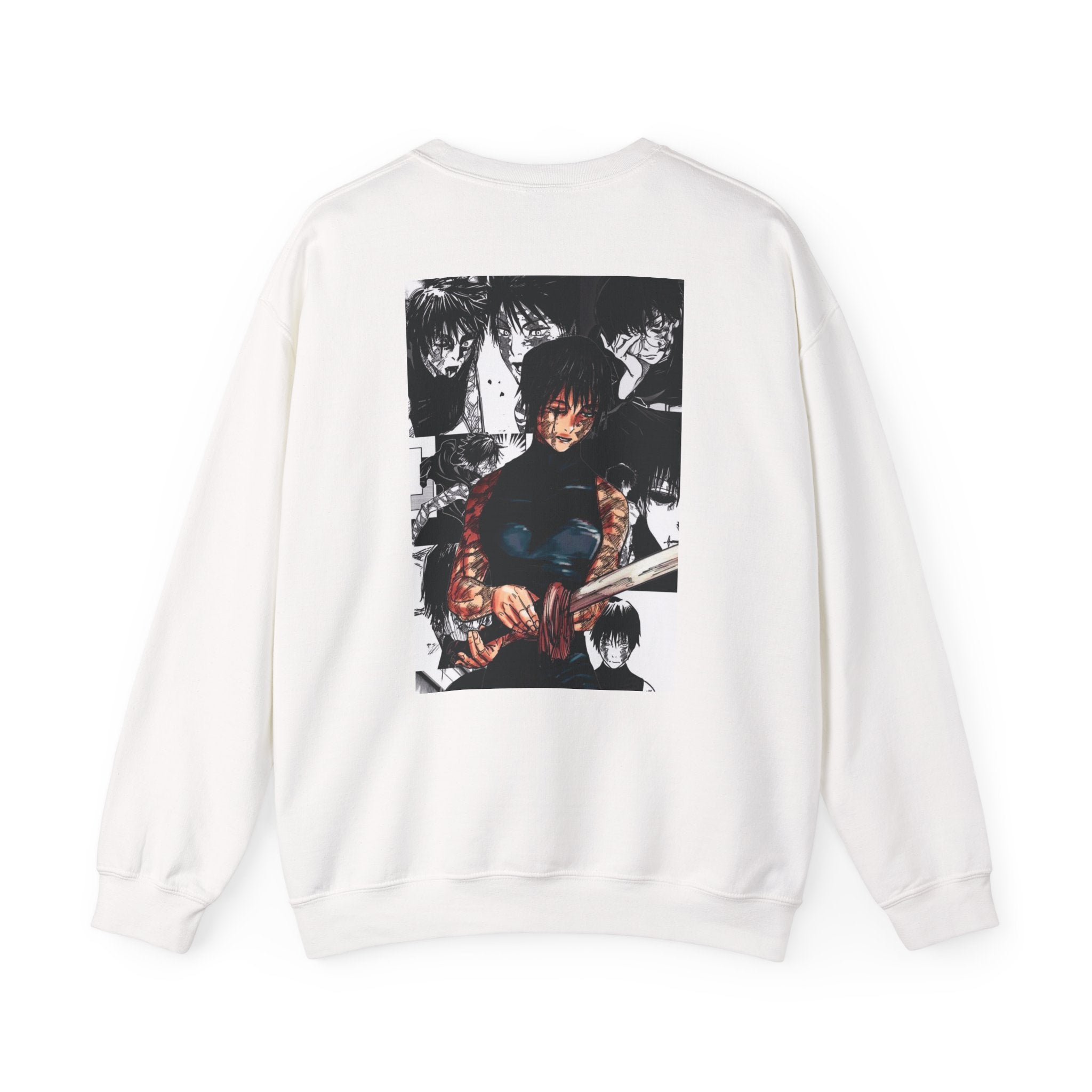 Jujutsu Kaisen Maki Graphic Crewneck Sweatshirt | Anime Manga Back Print