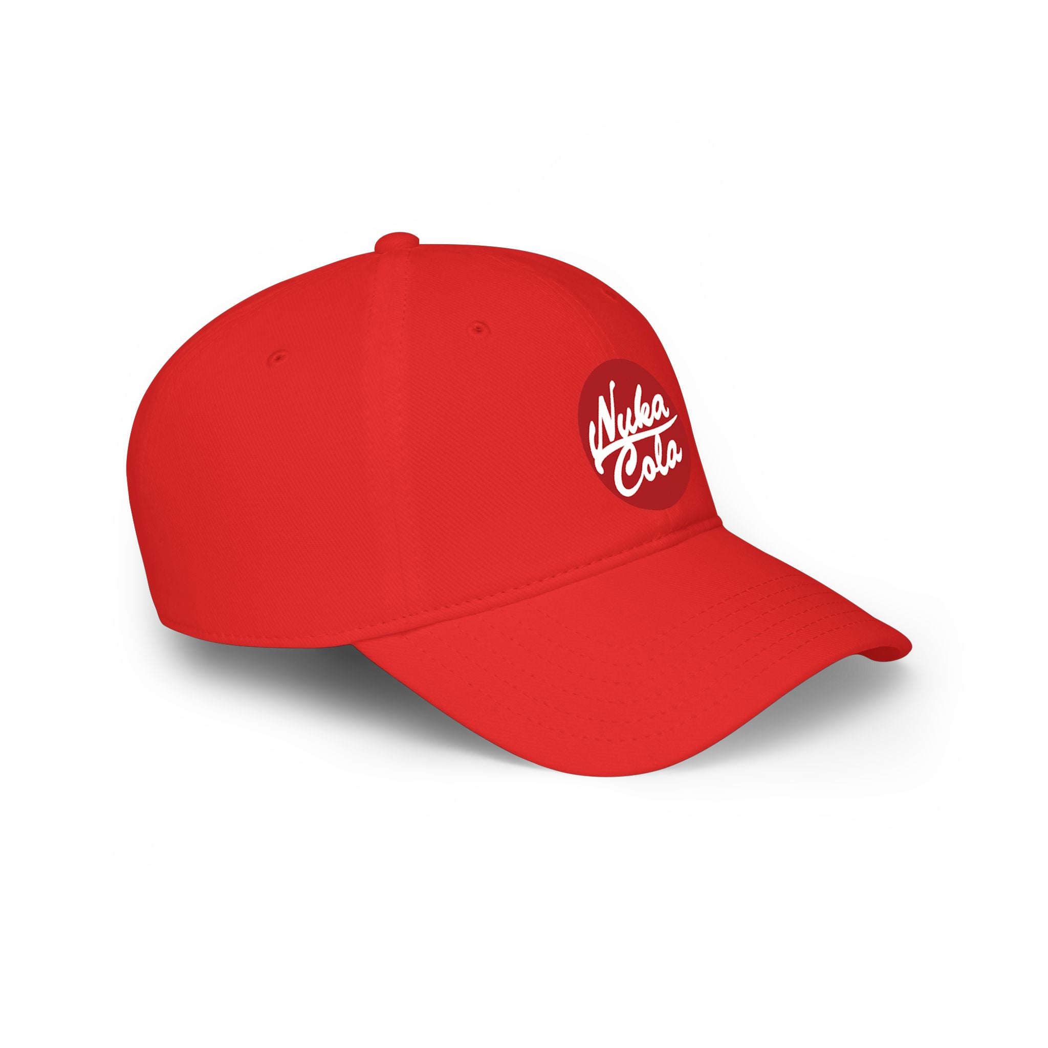 Nuka Cola Red Baseball Cap — Retro 'Nuka Cola' Logo Snapback