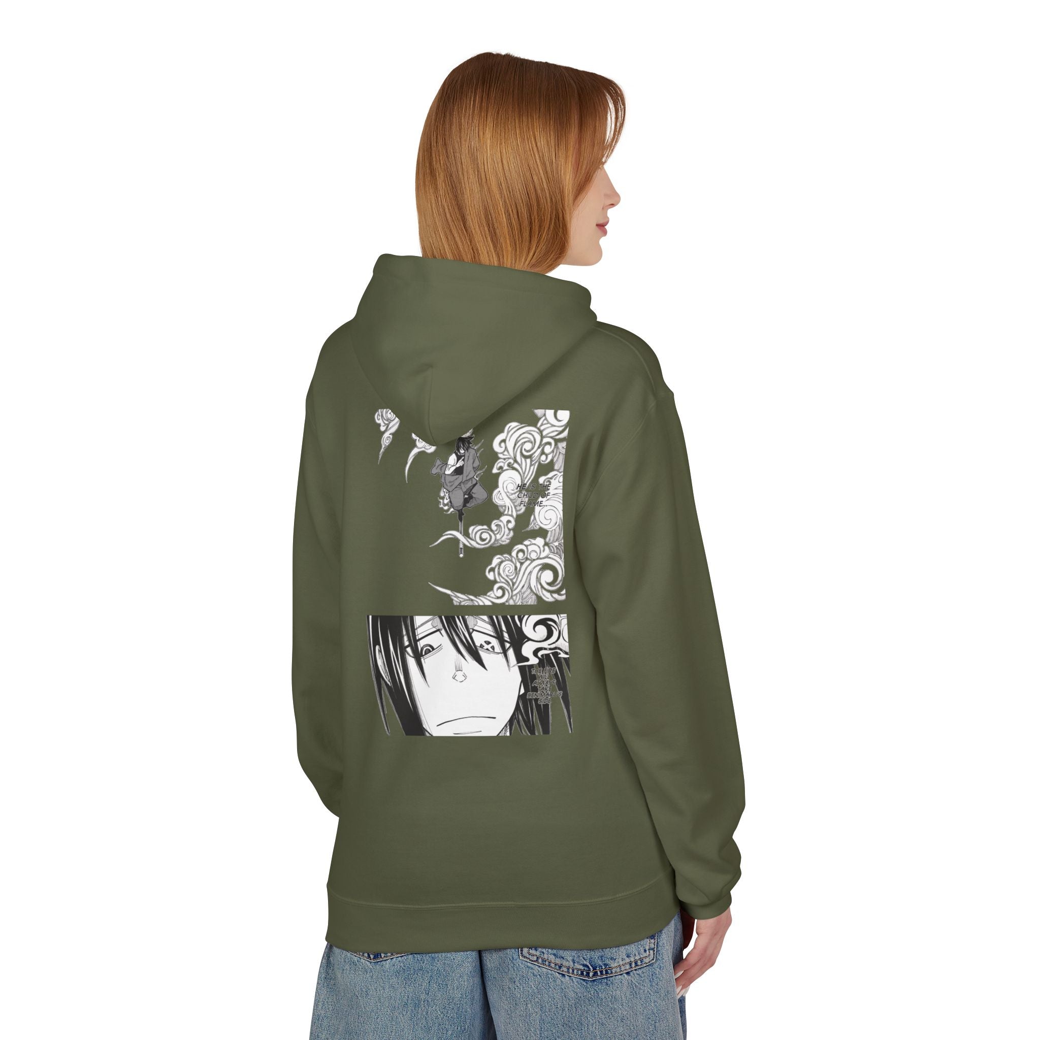 Benimaru 'Destroyer God' Manga Midweight Softstyle Fleece Hoodie