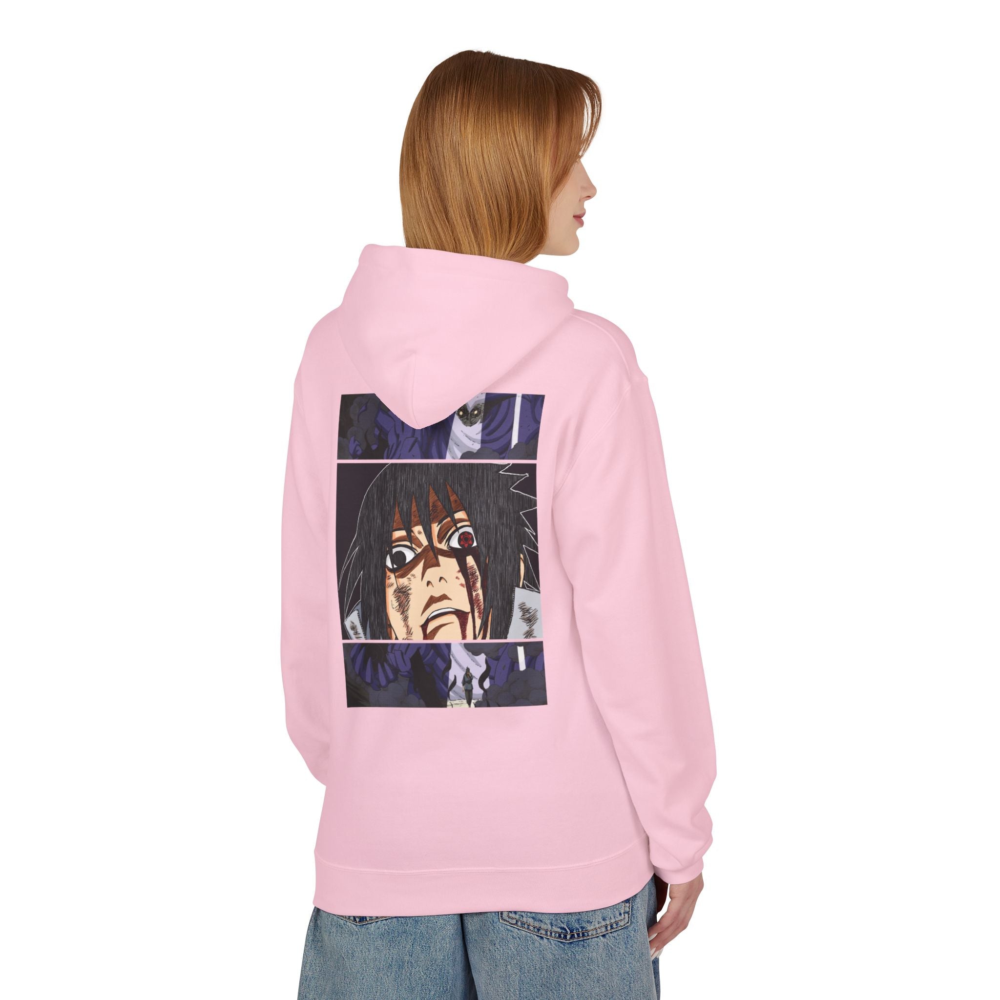 Sasuke Uchiha Anime Graphic Hoodie — "See Darkness"