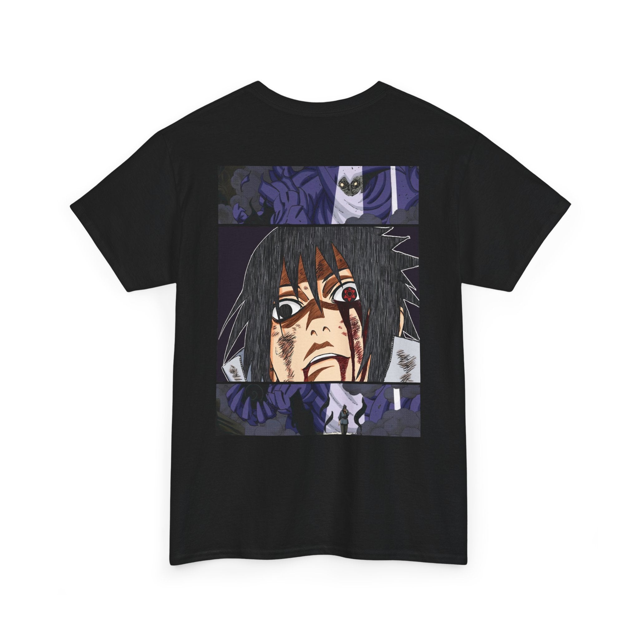 Anime Sasuke Uchiha Manga Panel Tee — "See Darkness" Graphic T-Shirt