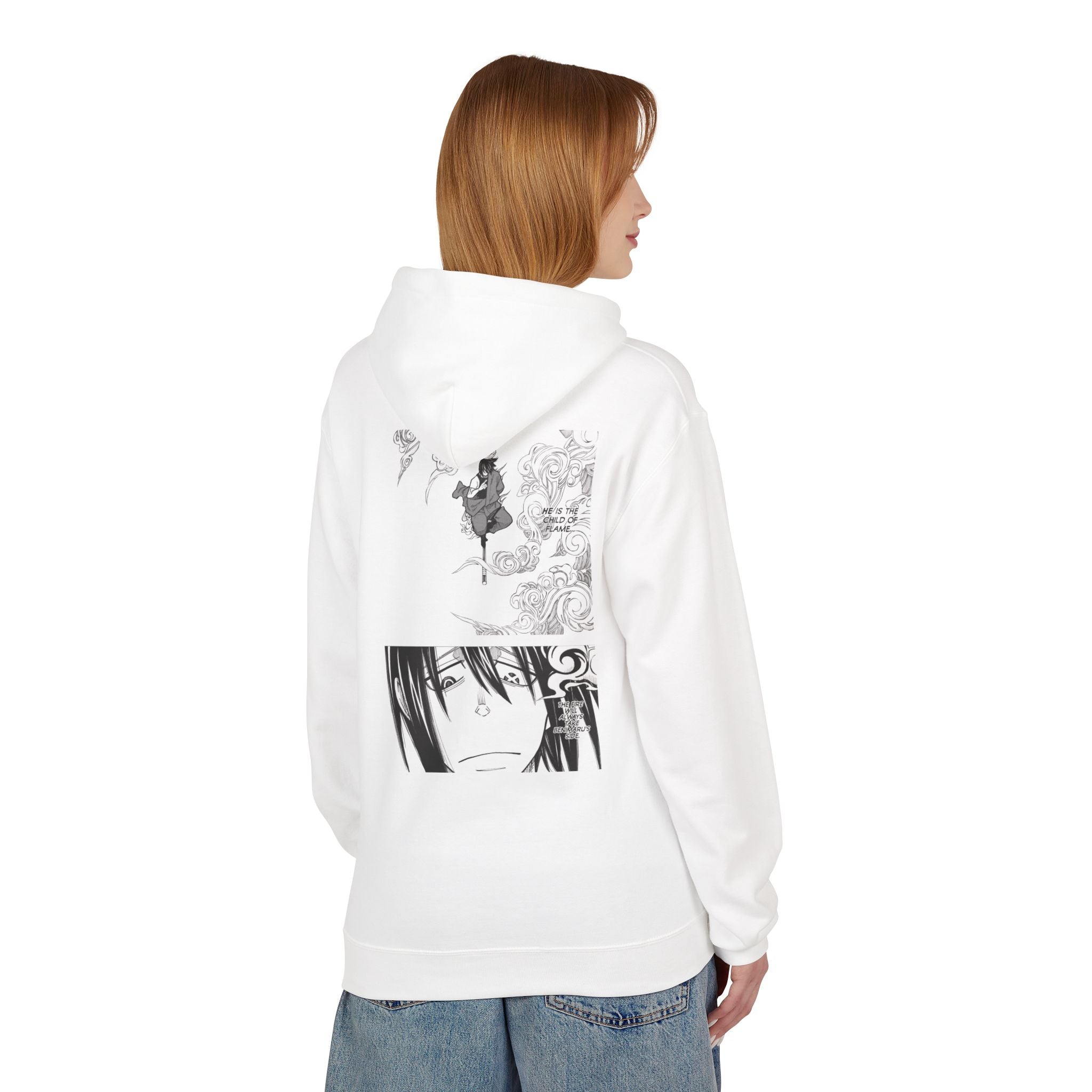 Benimaru 'Destroyer God' Manga Midweight Softstyle Fleece Hoodie
