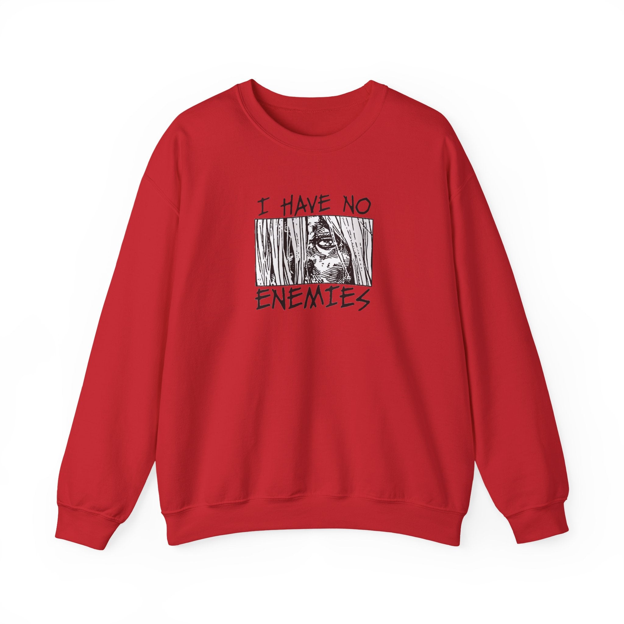 Vinland Saga Crewneck Sweatshirt — "I Have No Enemies" Graphic
