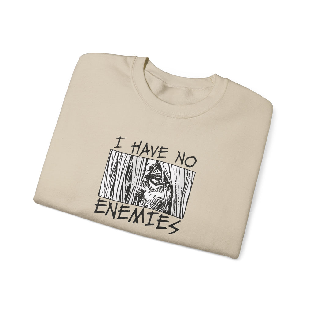 Vinland Saga Crewneck Sweatshirt — "I Have No Enemies" Graphic