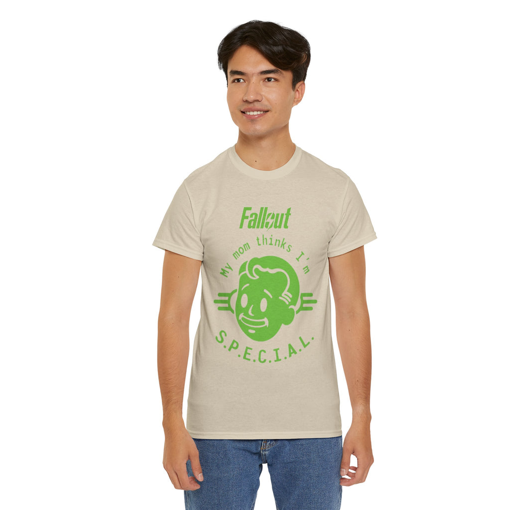 Fallout Inspired "My Mom Thinks I'm S.P.E.C.I.A.L." Graphic T-Shirt