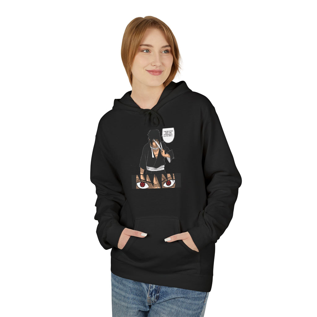 Sasuke Uchiha Anime Graphic Hoodie — "See Darkness"