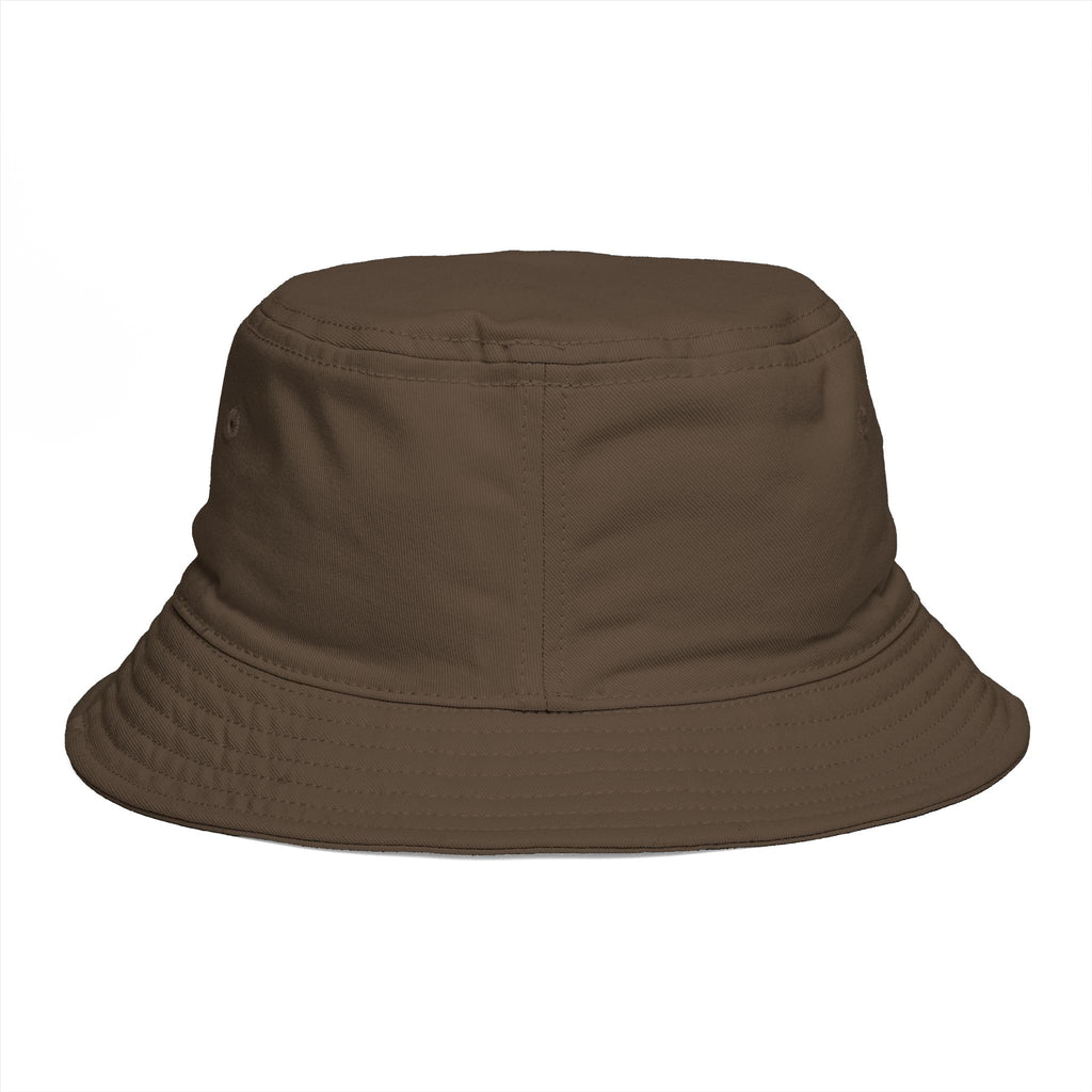 Astronaut Prayer Bucket Hat — Retro Space Graphic Hat for Streetwear