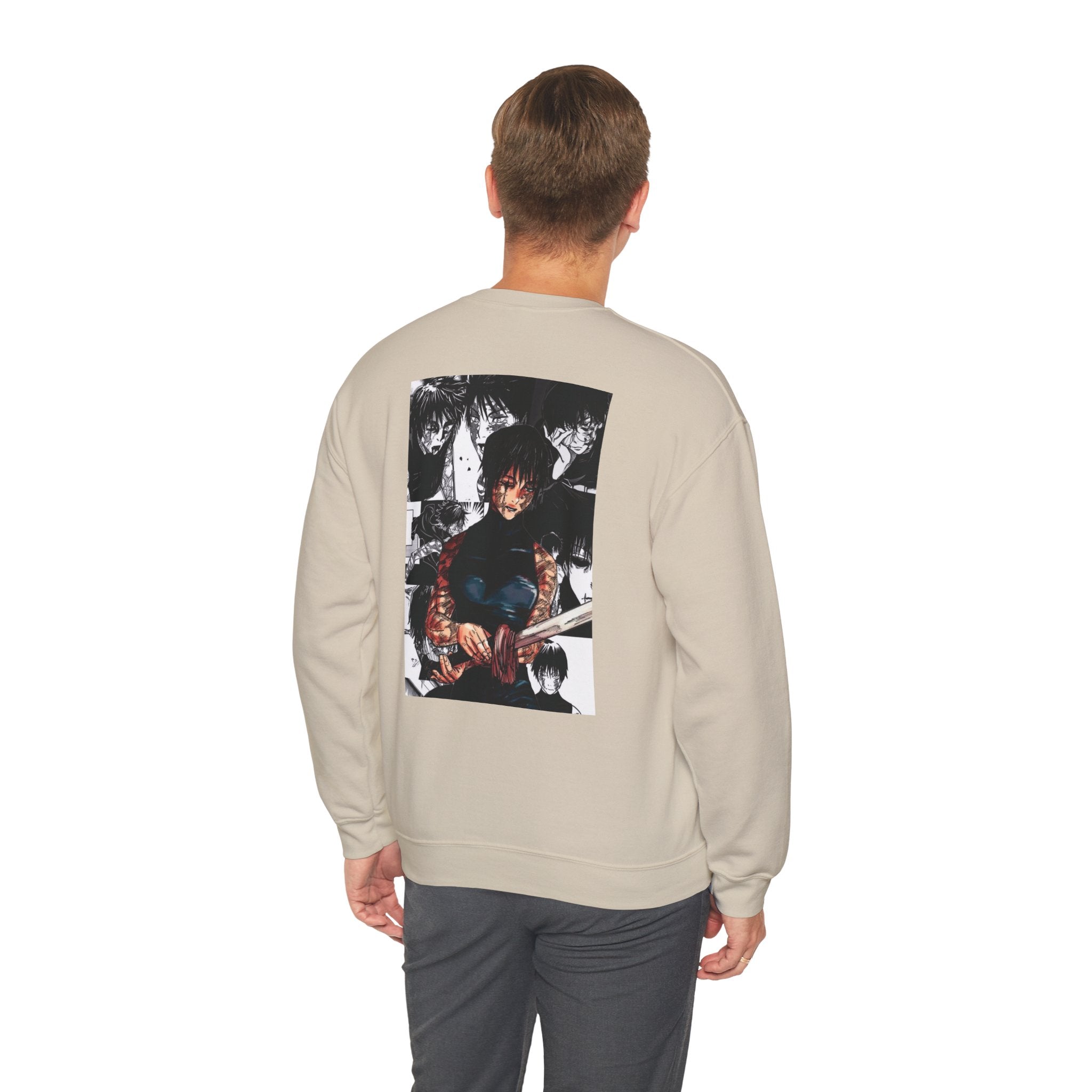 Jujutsu Kaisen Maki Graphic Crewneck Sweatshirt | Anime Manga Back Print