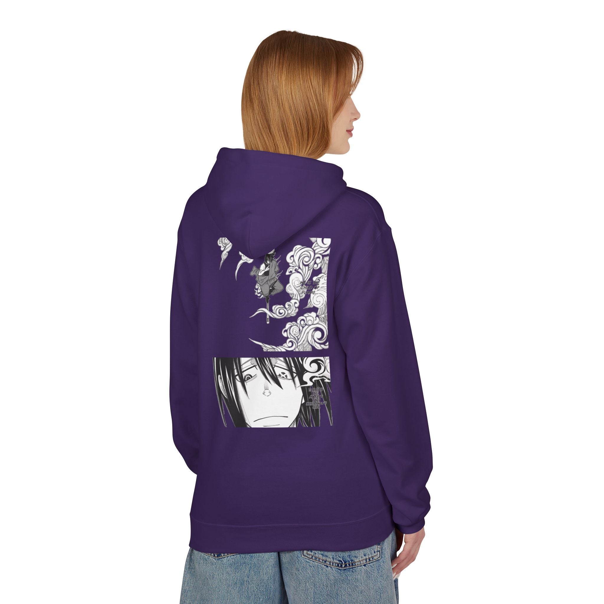Benimaru 'Destroyer God' Manga Midweight Softstyle Fleece Hoodie