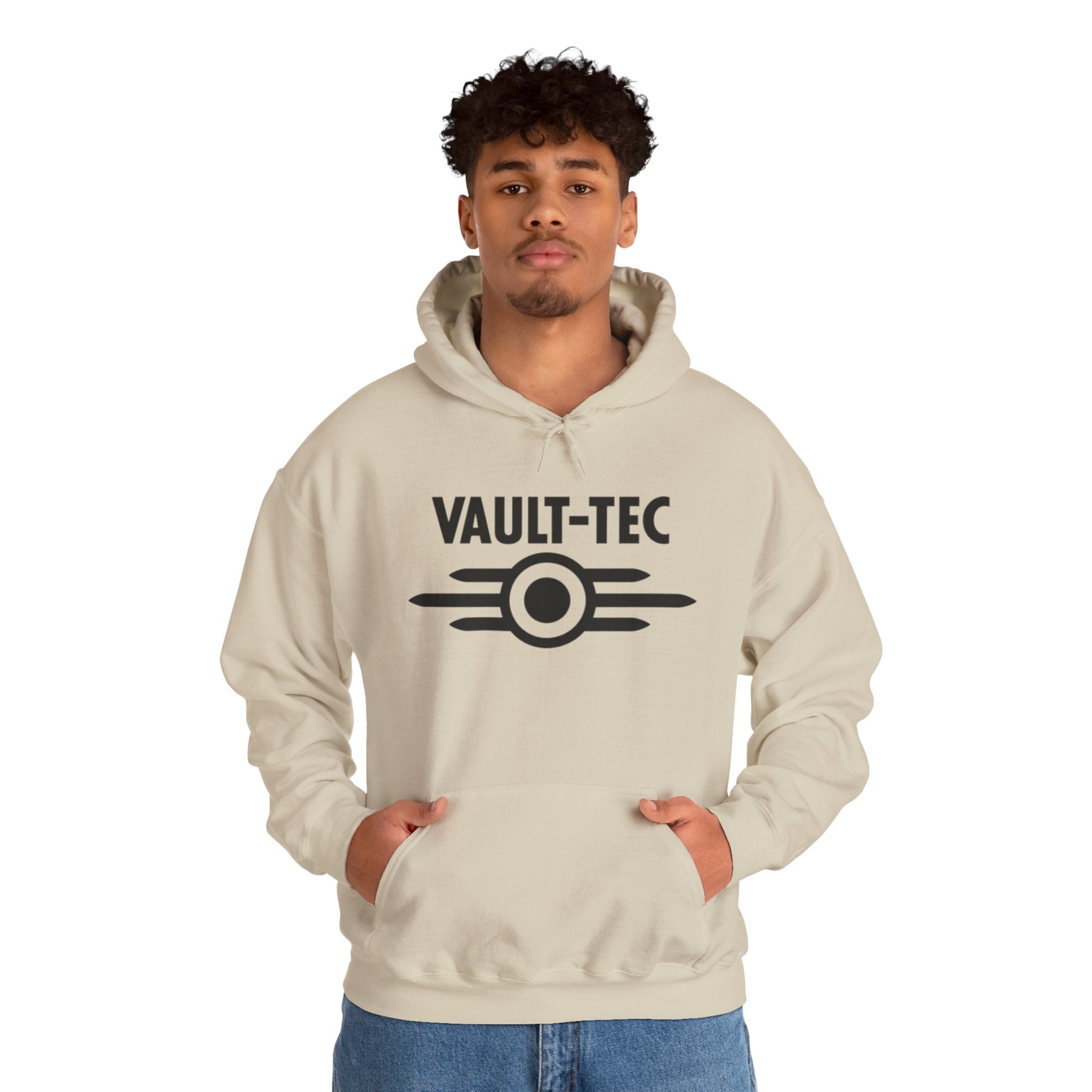 Vault-Tec Logo Hoodie — Retro Gaming Sweatshirt