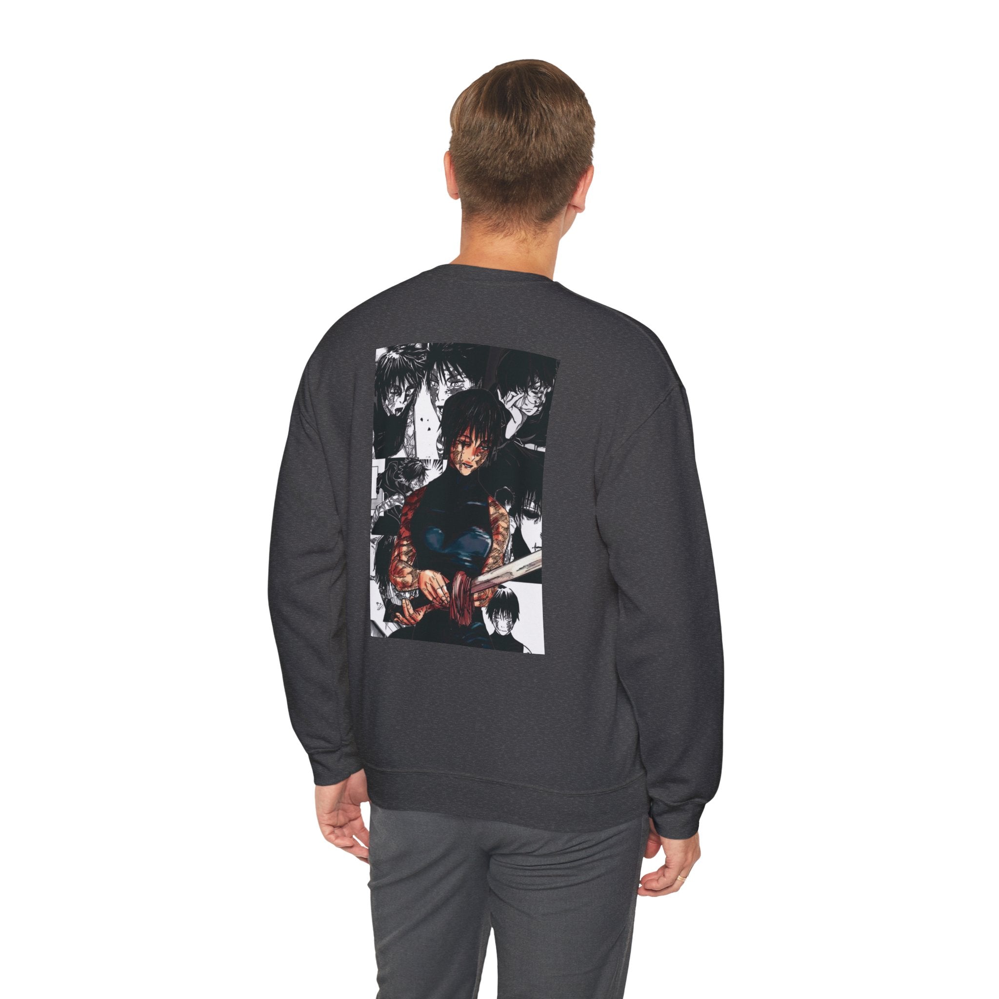 Jujutsu Kaisen Maki Graphic Crewneck Sweatshirt | Anime Manga Back Print
