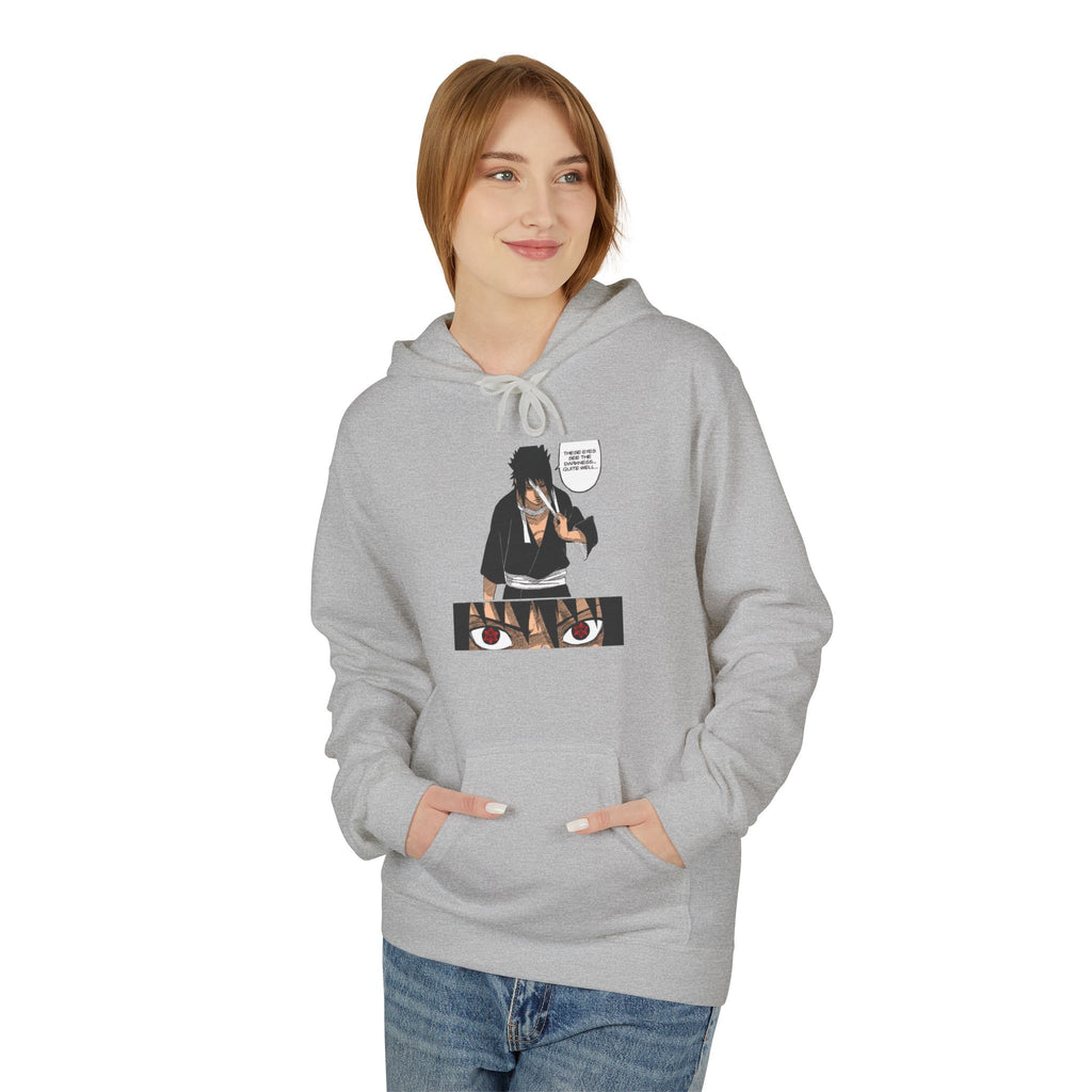 Sasuke Uchiha Anime Graphic Hoodie — "See Darkness"
