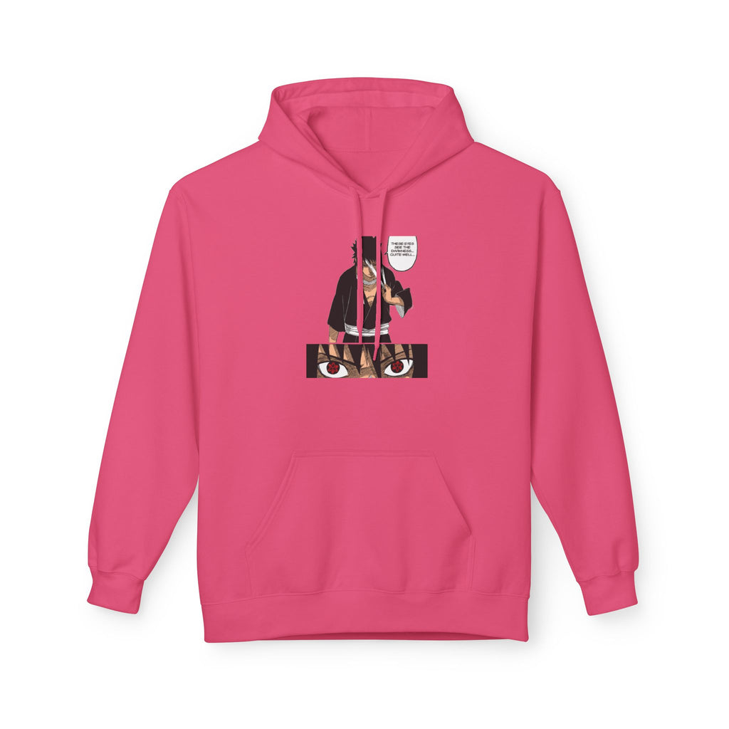 Sasuke Uchiha Anime Graphic Hoodie — "See Darkness"