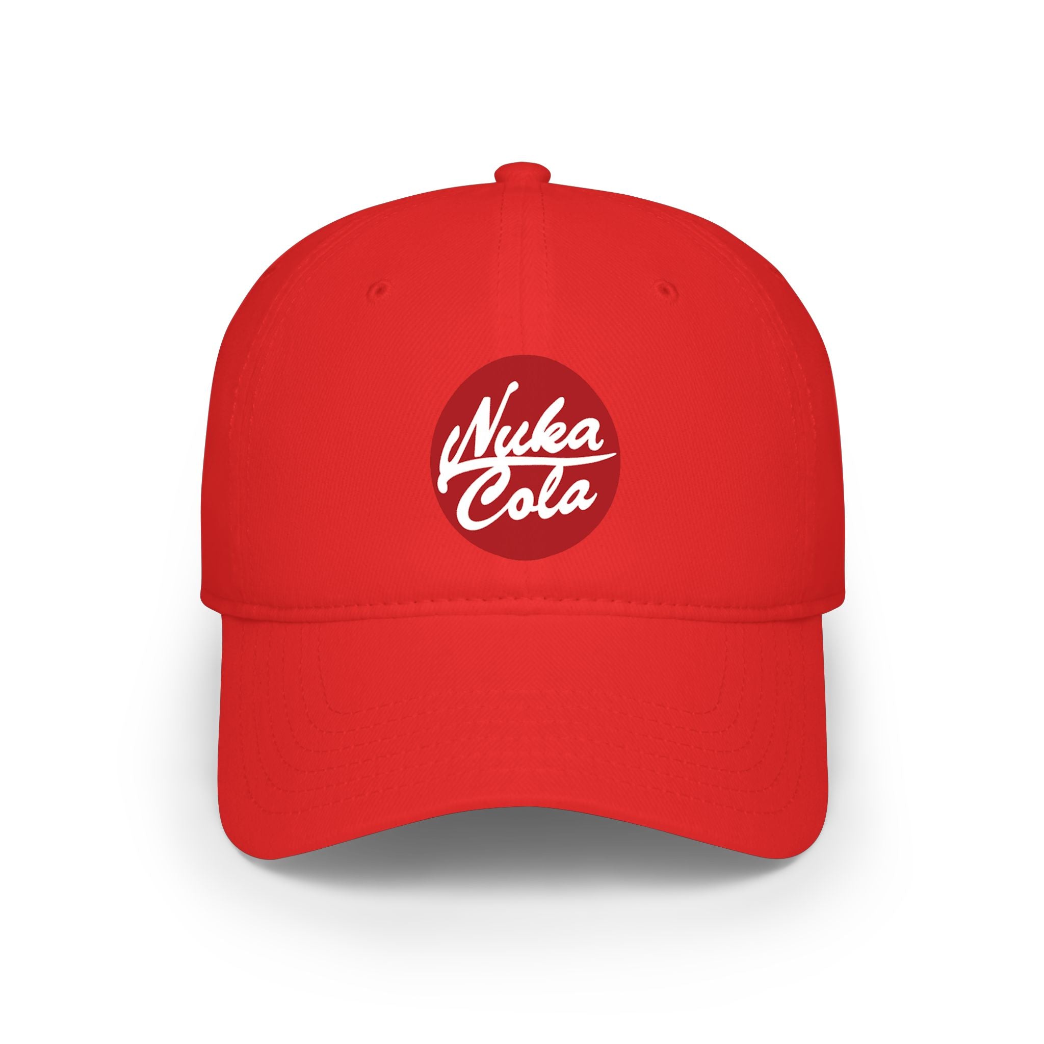 Nuka Cola Red Baseball Cap — Retro 'Nuka Cola' Logo Snapback