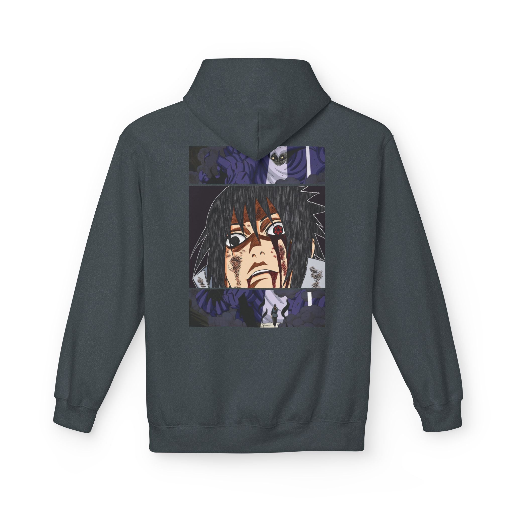 Sasuke Uchiha Anime Graphic Hoodie — "See Darkness"