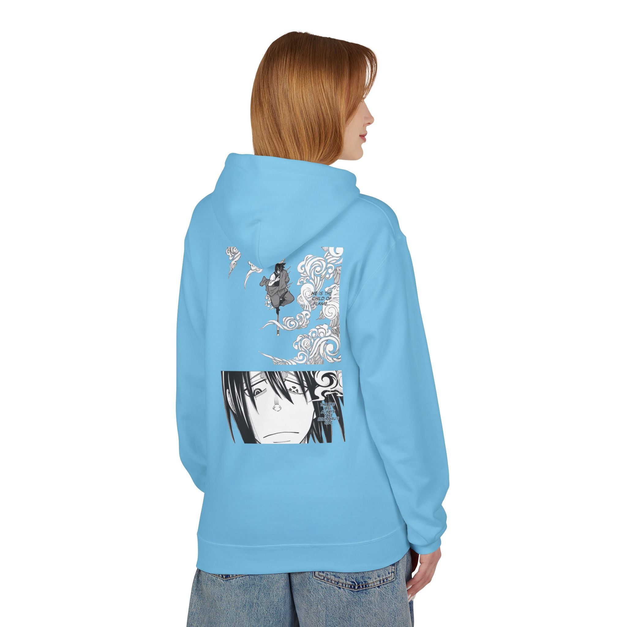 Benimaru 'Destroyer God' Manga Midweight Softstyle Fleece Hoodie