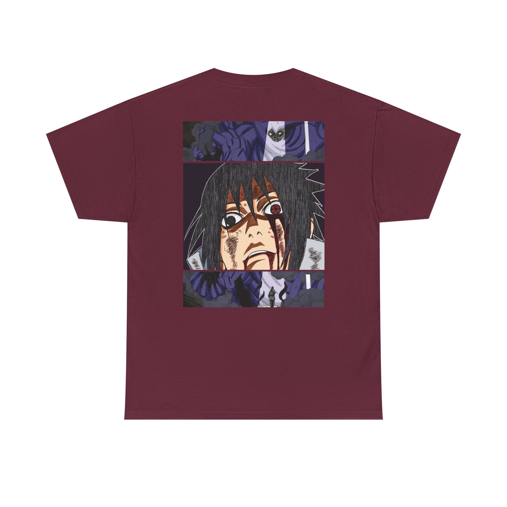 Anime Sasuke Uchiha Manga Panel Tee — "See Darkness" Graphic T-Shirt